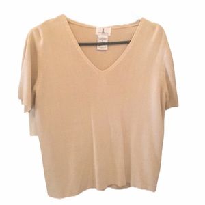 Jessica London gold plus size top.